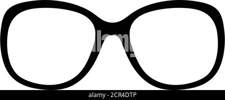 Brille Vektor-Symbol. Sonnenbrillen Zeichen Stock Vektor