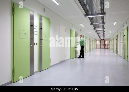 Gefängnis, Strafanstalt, Düsseldorf, Nordrhein-Westfalen, Deutschland Stockfoto