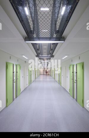 Gefängnis, Strafanstalt, Düsseldorf, Nordrhein-Westfalen, Deutschland Stockfoto