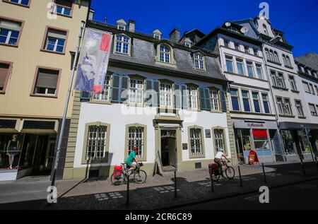 Museum, Karl-Marx-Haus, Geburtsort von Karl Marx, Trier, Rheinland-Pfalz, Deutschland, Europa Stockfoto