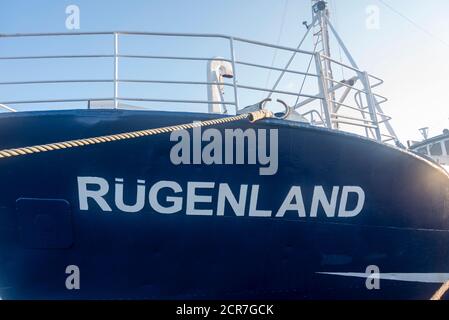 Rügenland, Schiff, Nahaufnahme, Detailansicht Stockfoto