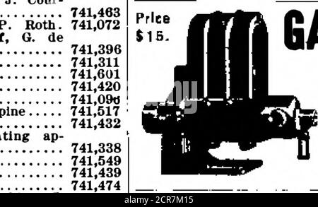 . Scientific American Volume 89 Nummer 17 (Oktober 1903) . 741,297741,328 GAS ENGINEIGNITRES für Marine-, stationäre und Automobilmotoren. Sparen Sie ihre Kosten viel Zeit über in einem Jahr. Schreiben Sie für Rundschreiben.die Carlisle & Finch Co... 233E. Clifton Ave.,.Cincinnati, O Wenn Sie die beste Drehmaschine und Drill wollen Stockfoto