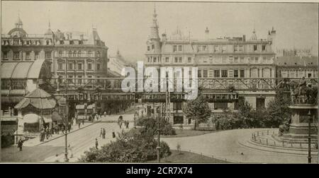 . The Street Railway review . Ion and Approved London ParisHambuf^ 1900lOO Central LondonGreat Northern &. Strand Ry.Metropolitan, erste AbschnittAufgehängte, schwebende Ry. 6.56.37 13.25 2.122.104 1.160.6 Dezember 20. 1903.] STRASSENBAHNÜBERPRÜFUNG. 955 zu all diesen Vorteilen kann man den sehr geringen Stromverbrauch hinzufügen. .-VT die Höchstgeschwindigkeit von 32 Meilen pro stundeder aktuelle Verbrauch der Barmen-Elberfeld-Linie war i.i kwhours pro Automeile, und der Verbrauch pro Tonnenmeile 0,08 kw. Stunden.dieser Verbrauch ist niedriger als der einer anderen Hochbahn, und der Hauptgrund dafür ist Stockfoto