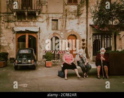 Europa, Italien, Toskana, Toskanische Landschaft, Provinz Grosseto, Pitigliano, Altstadt, Etrusker Stadt, Stockfoto