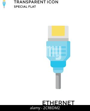 Ethernet-Vektor-Symbol. Flache Illustration. Vektor EPS 10. Stock Vektor
