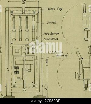 . Amerikanischer Ingenieur und Eisenbahnjournal. Diese Paneelplatten sind der Praxis vorzuziehen, die oben genannte Vorrichtung auf dem Rahmen der Werkzeugmaschine zu platzieren. Es stellt eine viel neue Erscheinung-ance ermöglicht eine Standard-Anordnung des Gerätes, undvereinfacht die Verkabelung. Die Paneelplatten, wie sie bei McKeesRocks verwendet werden, sind von einem sehr gepflegten und substantiellen Design und sind auf den Boden aufgeweicht, dass sie sehr steif sind. Die drei verwendeten Plattentypen sind in den begleitenden Auslosungen dargestellt. Die Designs der Platten sind praktisch gleich, da es einen Unterschied gibt Stockfoto