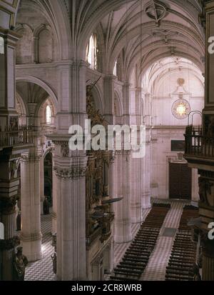 INTERIOR DE LA CATEDRAL DE GRANADA. AUTOR: DIEGO DE SILOE (1495-1563). Lage: CATEDRAL-INTERIOR. GRANADA. SPANIEN. Stockfoto