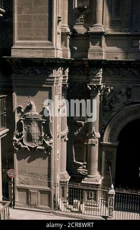 DE LA PUERTA DEL PERDON - 1534 - RENACIMIENTO ESPAÑOL. AUTOR: DIEGO DE SILOE (1495-1563). Lage: CATEDRAL-EXTERIOR. GRANADA. SPANIEN. Stockfoto