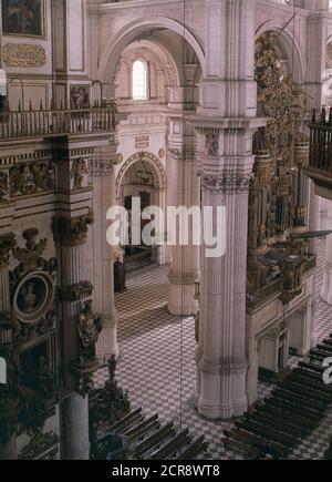 INTERIOR DE LA CATEDRAL DE GRANADA. AUTOR: DIEGO DE SILOE (1495-1563). Lage: CATEDRAL-INTERIOR. GRANADA. SPANIEN. Stockfoto