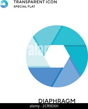 Symbol für den Membranvektor. Flache Illustration. Vektor EPS 10. Stock Vektor