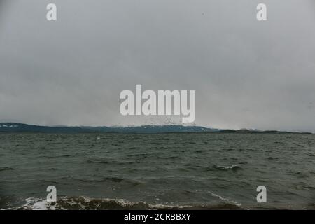 Landschaften von Ushuaia Umgebung Stockfoto