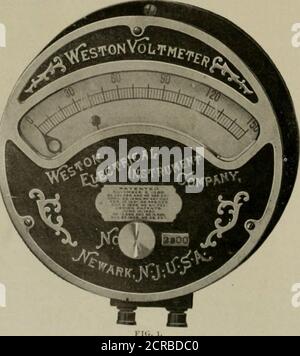 . Die Straßenbahnüberprüfung . Th ein Banger für die Reinigung der Rillen der Therails, und die Bangers und Schaber sind so montiert, um unabhängig zu arbeiten. Eines der wichtigsten Details dieser 1- die Art der Befestigung. Es ist gemacht, um direkt an den Achsschenkel zu befestigen und dies ist ein besonderer Vorteil im Falle von Doppeltruckautos, da es i- offensichtlich thai bj keine andere Art der Befestigung kann es die Schienen auf Kurve- folgen. I he Abstreifer ma) entweder am Bod befestigen) 01 LKW- wie gewünscht. NEUE WESTON-INSTRUMENTE. Die begleitenden Abbildungen zeigen neue Arten von Weston-Einrastinstrumenten für den Einsatz auf kleinen Schaltern Stockfoto
