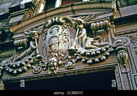 Gebäude Detail der RKO Bushwick Theater in Brooklyn, New York City... 07 1974 Stockfoto