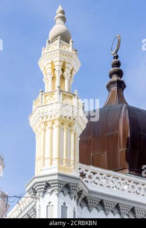 Die Masjid Zahir, Kedahs staatliche Moschee in Alor Setar. Es wurde 1912 erbaut. Stockfoto