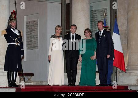 Großherzogin Maria Teresa von Luxemburg besuchen das ...