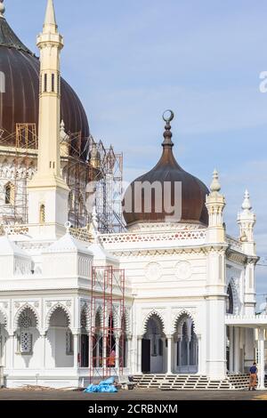 Die Masjid Zahir, Kedahs staatliche Moschee in Alor Setar. Es wurde 1912 erbaut. Stockfoto