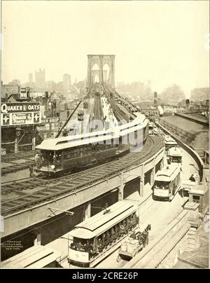 . Die Straßenbahn Zeitschrift . - erwähnt wird, ist die überfüllte. BROOKLYN BRIDGE KROM DIE BROOKLYN SIDE Sixth Street und 1 16th Street. Auf der Ijghth Avenue Straße Verkehr südlich von im.urteenlh Street, vor allem auf der Linie Autos werden wieder nach Norden bei Cortlandt Street Ferry, I.Roadway und Sixth Avenue und FiO-hth Avenue Linien. Canal Street und dreizehnte Straße, und Süden an 1 iCth Autos sind auch recjuired, um eine vollständige Haltestelle an den Kreuzungen S^*^^^-, wo Feuerlöschfirmen befinden, an Transferstellen und an 388 STREET RAILWAY JOURNAL zu kommen. [Vol. XVIII Nr. 14. Kreuzungen mit anderen Linien. Am Stockfoto