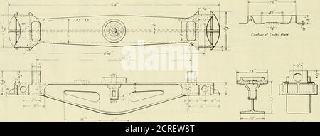 . Amerikanischer Ingenieur und Eisenbahn Zeitschrift . ENTWURF DER GER-ANORDNUNG.. IT-Center £nd Devotion TRUCK HOLSTER. ■ ■ Stockfoto