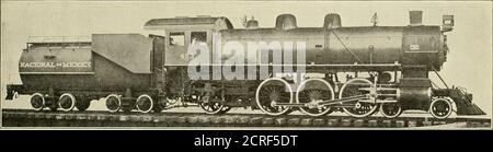 . Amerikanischer Ingenieur und Eisenbahn Zeitschrift . COLE AUSGEWOGENE VERBINDUNG LOKOMOTIVE.. ALLFREE-HTJBBELL LOKOMOTIVE. Stockfoto