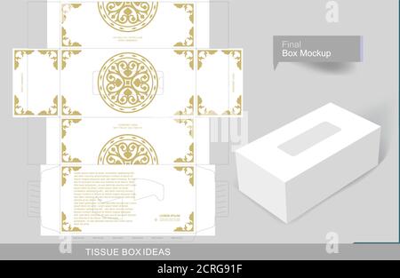Florale goldene Element auf Gewebe, Schablone für geschäftliche Zwecke eingerichtet. Ihr Text und Logos und bereit zum Drucken zu gehen statt Stock Vektor