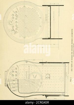 . Amerikanischer Ingenieur und Eisenbahn Zeitschrift . Vol. LXVir, Nr. 2.] UND RAILROAD JOURNAL. 6i. -«8-? 62 DER AMERIKANISCHE INGENIEUR [FEBRUAR 1893. Stockfoto