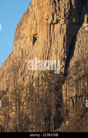 Morro de Pajonales im Integralen Naturreservat von Inagua. Tejeda. Gran Canaria. Kanarische Inseln. Spanien. Stockfoto