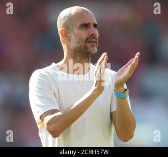 Manchester City's Head Coach Pep Guardiola BILDNACHWEIS : © MARK PAIN / ALAMY STOCK FOTO Stockfoto