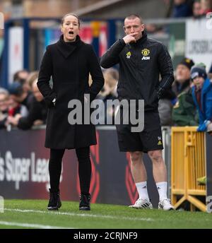 Manchester United Manager Casey Stoney BILDNACHWEIS : © MARK PAIN / ALAMY STOCK FOTO Stockfoto