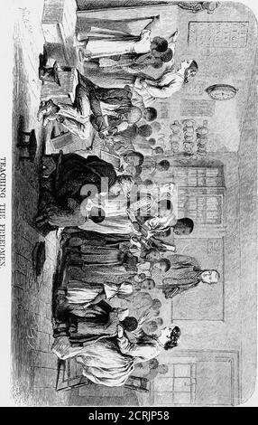 . Der Süden : eine Tour durch seine Schlachtfelder und zerstörten Städte, eine Reise durch die verwüsteten Staaten, und Gespräche mit den Menschen: Eine Beschreibung des gegenwärtigen Zustandes des Landes - seine Landwirtschaft - Eisenbahnen - Geschäft und Finanzen.. . General Fiske schien mir besonders für seine Position-tion, und er wurde im Allgemeinen unterstützt von Firma und efficientofiicers; obwohl, wie alle Assistant - Kommissare Isaw, er beschwerte sich, dass das Gesetz zur Gründung des Präsidiums nicht ihm erlauben, seine eigenen Agenten zu wählen. Er hatte zu takesuch Armee ofiicers, wie ihm gegeben wurden, von denen einige waren immer gefunden Stockfoto