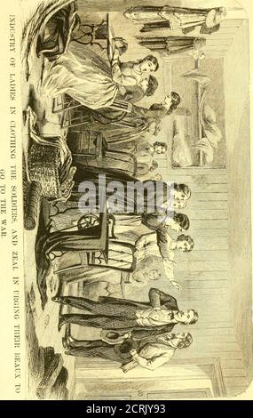 . Der Süden : eine Tour durch seine Schlachtfelder und zerstörten Städte, eine Reise durch die verwüsteten Staaten, und Gespräche mit den Menschen: Eine Beschreibung des gegenwärtigen Zustandes des Landes - seine Landwirtschaft - Eisenbahnen - Geschäft und Finanzen.. . usand ein Jahr, konnte ich nicht umhin zu sagen, - Was Recht haben Sie zu einem solchen Ort ? Wie viele capa-fähige und würdige Männer, die die ganze Zeit für die Regierung gekämpft haben, gegen die Sie gekämpft haben^ wären dankbar für eine Situation mit einem halben oder einem Viertel der Saläre! Der Animus der Sezessionisten, die sich aus dem Krieg, und vor allem der Frauen, sti Stockfoto