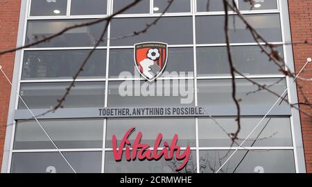 Allgemeiner Blick auf den Boden vor dem Premier League-Spiel im Vitality Stadium, Bournemouth. Bournemouth / Liverpool. Bild : © Mark Pain Stockfoto