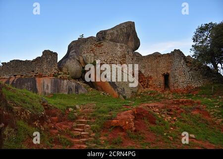 Große Simbabwe Ruinen, Simbabwe Stockfoto