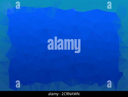 Abstrakter Blauer Hintergrund Mit Niedrigem Polygradient Und Polygonalhintergrund Vektorgrafik Stock Vektor