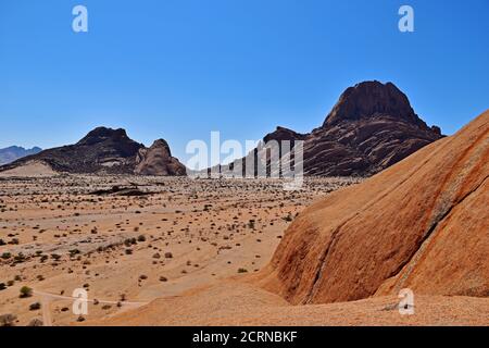 Spitzkoppe in Namibia Stockfoto