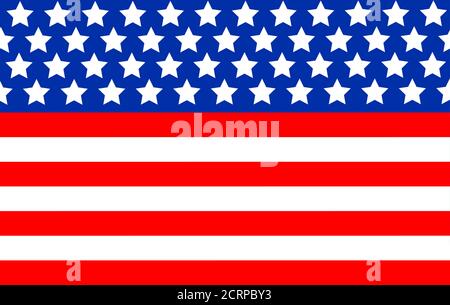 American abstrakt Flagge Banner Hintergrund. Stock Vektor