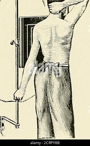 . Die Grundsätze und Praxis der roentgenologischen Technik . Abb. 271.- -Körper in Position für schräge ventro-dorsale Ansicht der Brust. 1=1 I. Abb. 272 188 SPEISERÖHRE Stockfoto