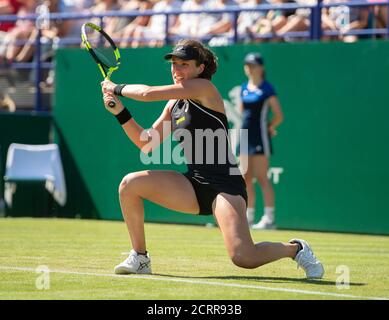 Johanna Konta in Aktion aginst Aleksandra Kunic. Nature Valley International - Eastbourne BILDNACHWEIS : © MARK PAIN / ALAMY Stockfoto