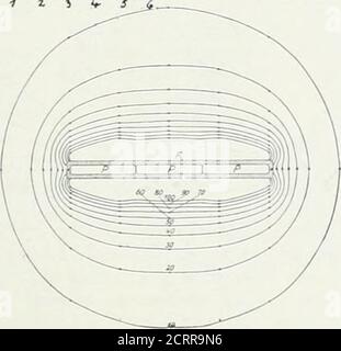 . Archive der Physikalischen Medizin und Rehabilitation . Abb. I CIS Coses in einem Abstand von 2,5 Uhr von der Mitte der var.Arrangements; 1 Kapsel 100 2 gleiche Kappe. Eine hinter dem anderen I. 1653 gleiche Kappe.Side by sidell.SSa3 gleiche Kappe. I. 229 II, 417 Stockfoto