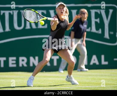 Caroline Wozniacki auf dem Weg zum Sieg über Camila Giorgi. Nature Valley International - Eastbourne. Bildnachweis: © Mark Pain / Alamy Stockfoto