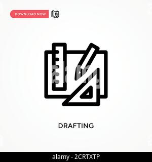 Einfaches Vektorsymbol für das Zeichnen. Moderne, einfache flache Vektor-Illustration für Website oder mobile App Stock Vektor