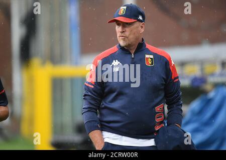 Genova, Italien, 20 Sep 2020, Rolando Maran (Genua) während Genua gegen Crotone, italienische Serie A Fußballspiel - Kredit: LM/Danilo Vigo/Alamy Live News Stockfoto