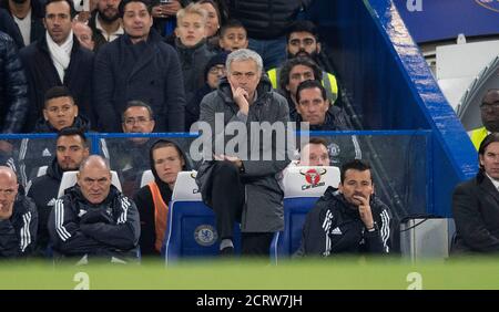 Manchester United Manager Jose Mourinho. Chelsea / Manchester United. Premier League. 5/11/2017 BILDNACHWEIS : © MARK PAIN / ALAMY STOCK FOTO Stockfoto