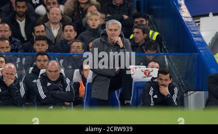 Manchester United Manager Jose Mourinho. Chelsea / Manchester United. Premier League. 5/11/2017 BILDNACHWEIS : © MARK PAIN / ALAMY STOCK FOTO Stockfoto