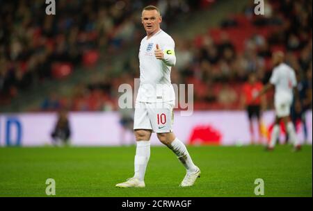 Englands Wayne Rooney bei seinem letzten internationalen Auftritt. England / USA. BILDNACHWEIS : © MARK PAIN / ALAMY STOCK FOTO Stockfoto