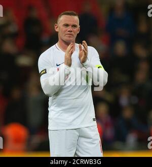 Englands Wayne Rooney bei seinem letzten internationalen Auftritt. England / USA. BILDNACHWEIS : © MARK PAIN / ALAMY STOCK FOTO Stockfoto