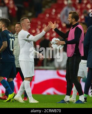 Englands Wayne Rooney bei seinem letzten internationalen Auftritt. England / USA. BILDNACHWEIS : © MARK PAIN / ALAMY STOCK FOTO Stockfoto