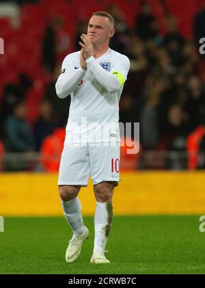 Englands Wayne Rooney bei seinem letzten internationalen Auftritt. England / USA. BILDNACHWEIS : © MARK PAIN / ALAMY STOCK FOTO Stockfoto