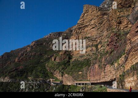 CHAMPANS PEAK, KAPSTADT, SÜDAFRIKA 17. Sep 2020 Ansichten auf der Reise entlang des Chapmans Peak, der Straße von Hout Bay nach Noedhoek Stockfoto