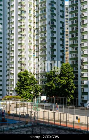 Wohnimmobilien in Hong Kong - Stockfoto