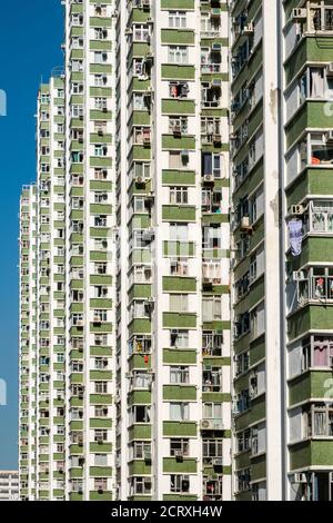 Wohnimmobilien in Hong Kong - Stockfoto